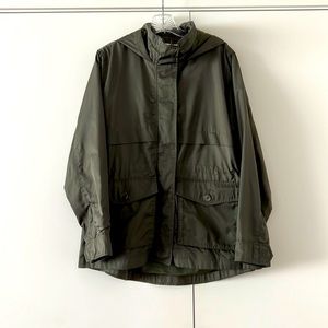 Universal Thread/Lightweight Water Resistant Hooded Rain Jacket